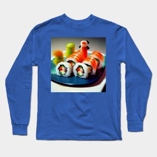 Kawaii Anime Sushi Long Sleeve T-Shirt